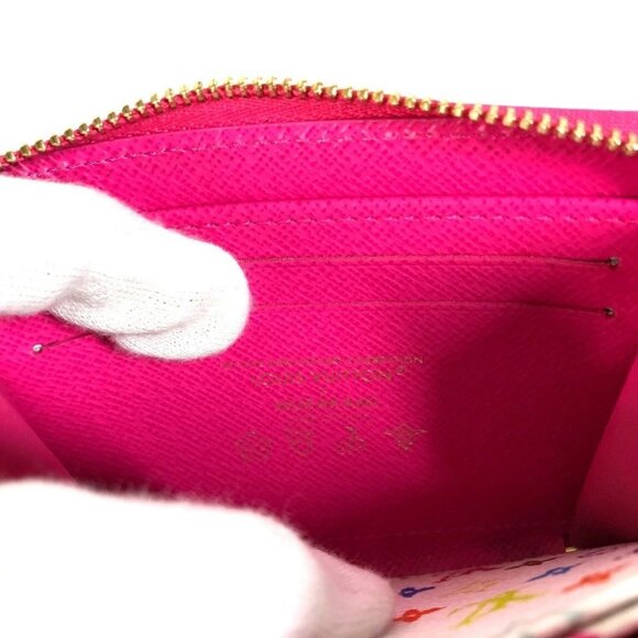 LOUIS VUITTON Ｍ14144 Japan limited Epi Takashi Murakami Zippy Coin Purse W... - Picture 13 of 16